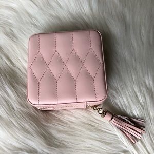 Pink Jewelry Holder Wolf Caroline ZIP Travel Case
